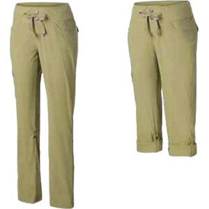Columbia City Slickerz II Roll-Up Stretch Cargo Drawstring Pants - Tan - 16